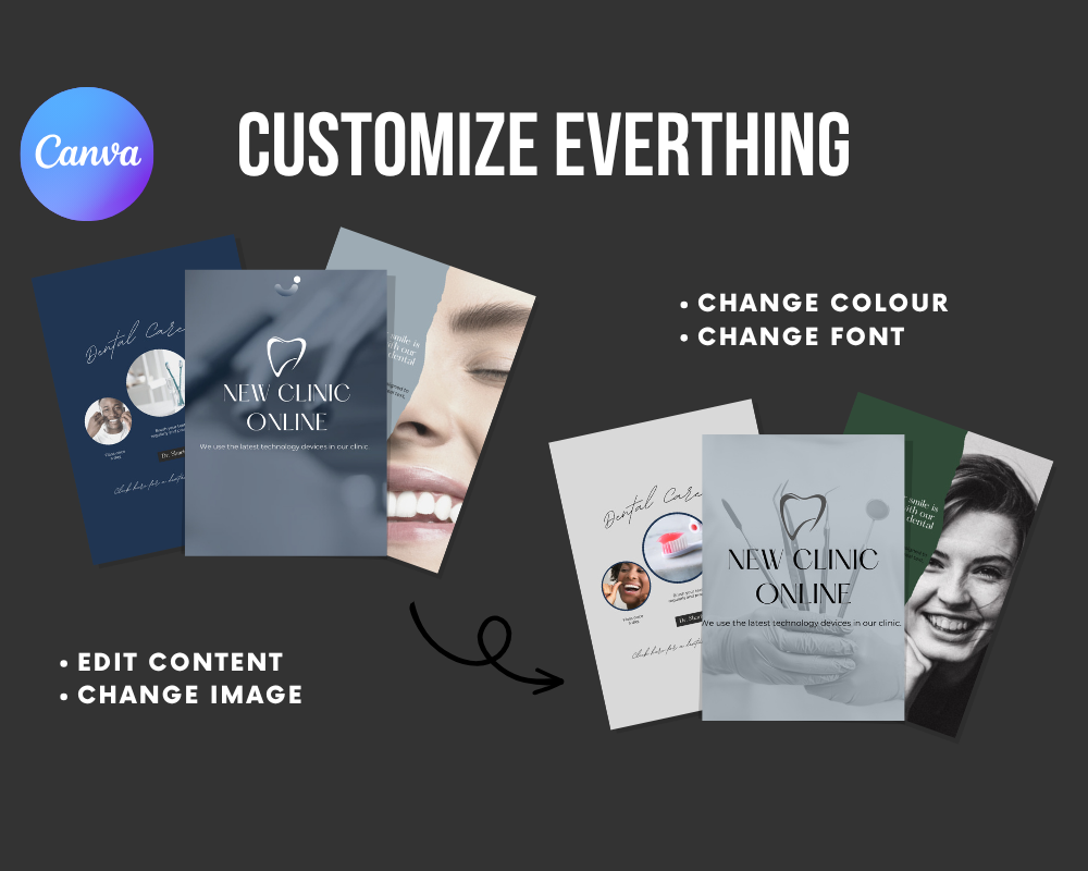 Elevate Dental Care – 357 Social Media Templates + Website