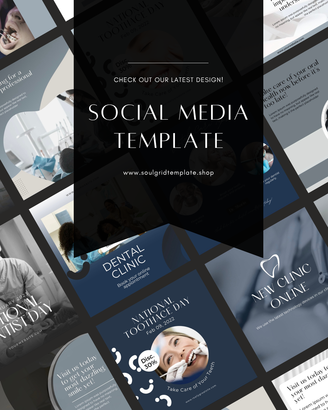 Elevate Dental Care – Social Media Template Bundle (357 Templates)