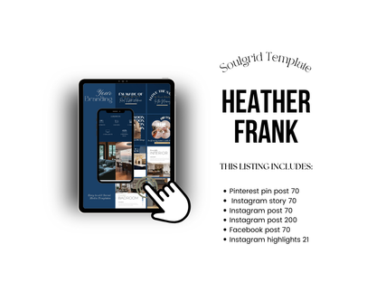 Heather Frank Real Estate – Social Media Template Bundle (501 Templates)