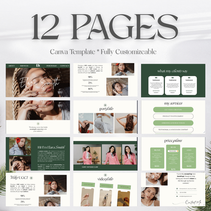 Elara Smith – UGC Creator Website Template