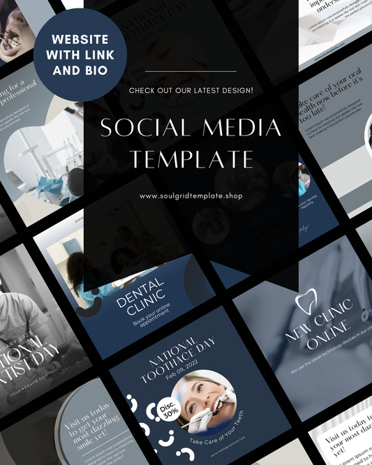 Elevate Dental Care – 357 Social Media Templates + Website