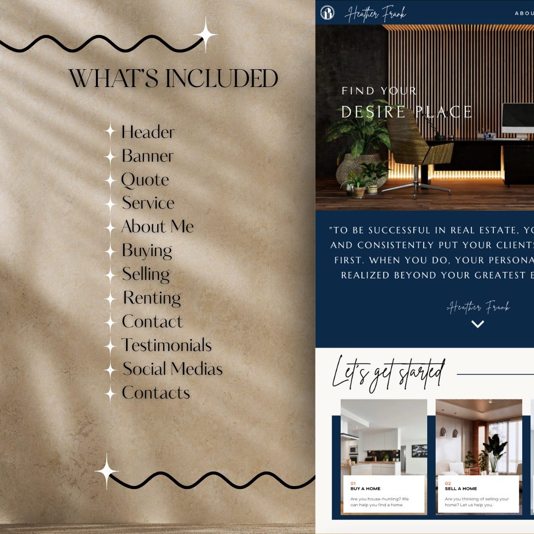 Heather Frank – Real Estate Website & Link-in-Bio Template
