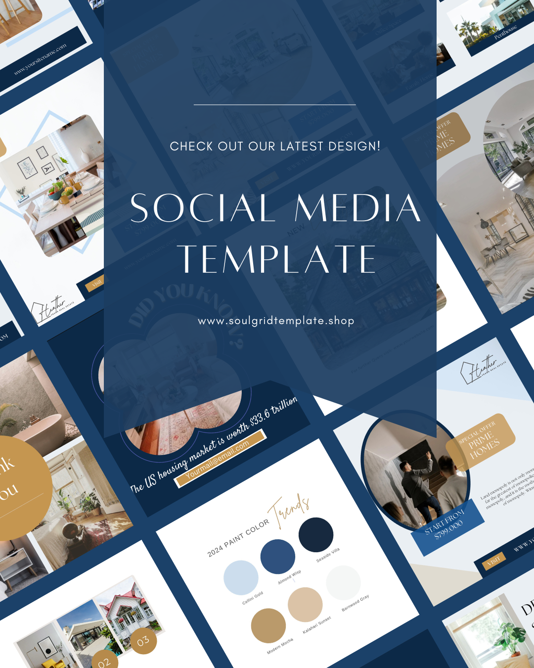 Heather Frank Real Estate – Social Media Template Bundle (501 Templates)