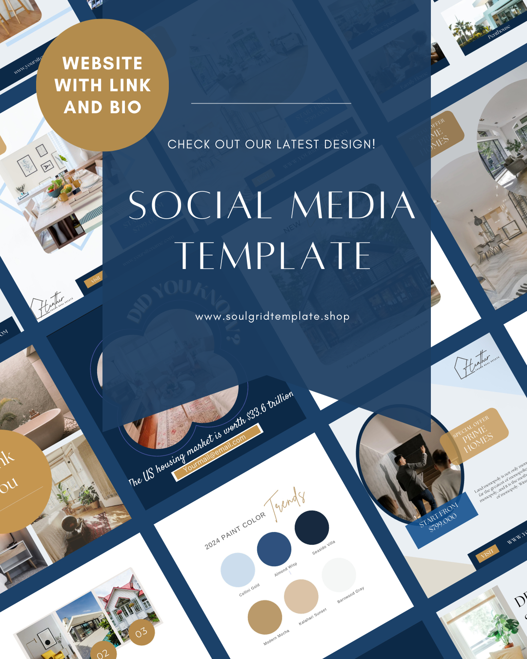 Heather Frank Realtor Bundle – 501 Templates + Custom Website